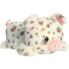 Aurora Playful Too Cute Spence Spotted Pig Stuffed Animal – Adorable Characters For Imaginative Play – Perfect for Birthdays, Adults and Kids All Ages – Gray 10 Inches
