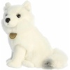 Aurora® Realistic Miyoni® Arctic Fox Stuffed Animal – Lifelike Details Make a Cherished Companion – Perfect for Decorating Bedrooms or Classrooms – White 8 Inches