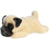 Aurora® Realistic Miyoni® Pug Stuffed Animal – Lifelike Details Make a Cherished Companion – Perfect for Decorating Bedrooms or Classrooms – Brown 11 Inches