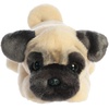 Aurora® Realistic Miyoni® Pug Stuffed Animal – Lifelike Details Make a Cherished Companion – Perfect for Decorating Bedrooms or Classrooms – Brown 11 Inches