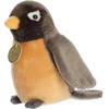 Aurora® Realistic Miyoni® Robin Stuffed Animal – Lifelike Details Make a Cherished Companion – Perfect for Decorating Bedrooms or Classrooms – Black 6 Inches
