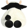Aurora® Snuggly Super Flopsie™ May Bell Cow™ Stuffed Animal – Large Size for Giant Cuddles – Perfect for Decorating Rooms and Birthday Gifts – Black and White 27 Inches