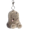 Aurora Spooky Palm Pals Thom Tombstone Clip-On – Fun Seasonal Plush for Kids and Adult Collectors – Perfect for Halloween Decorations and Gifts – Gray 3.5 Inches