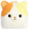 Aurora® Spooky Spudsters™ Candy Corn Calico Cat™ Stuffed Animal – Round Shape Makes for Comforting Cuddles – Perfect for Halloween Decorations and Gifts – Orange 10.5 Inches