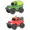 Aurora® Toys Versatile Wheatley™ City Truck Duo Toy – Used to Create Exciting Storylines – for Play Time, Creative Kids and Parents – Green, Red 10 Inches