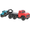 Aurora® Toys Versatile Wheatley™ Flatbed Hauler Toy – Used to Create Exciting Storylines – for Play Time, Creative Kids and Parents – Red, Blue 9.5 Inches