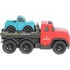 Aurora® Toys Versatile Wheatley™ Flatbed Hauler Toy – Used to Create Exciting Storylines – for Play Time, Creative Kids and Parents – Red, Blue 9.5 Inches