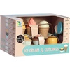 Aurora® Toys Versatile Wheatley™ Ice Cream and Cupcakes Set – Used to Create Exciting Storylines – for Creative Kids and Parents – Multicolor 15 Piece Set