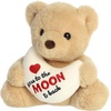 Aurora Witty JUST SAYIN’ Love You To The Moon & Back Bear Stuffed Animal – Soft Keepsake for Loved Ones – Perfect for Decorating Rooms and Valentine’s Day – Tan 8 Inches