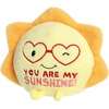 Aurora Witty JUST SAYIN’ You Are My Sunshine Sun Stuffed Animal – Soft Keepsake for Loved Ones – Perfect for Decorating Rooms and Valentine’s Day – Yellow 9.5 Inches