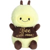 Aurora® Witty JUST Sayin’™ Bee Well Soon™ Stuffed Animal – Expressive Characters – Quirky Gift Ideas – Yellow 9.5 Inches