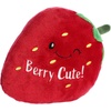 Aurora® Witty JUST Sayin’™ Berry Cute™ Stuffed Animal – Expressive Characters – Quirky Gift Ideas – Red 8.5 Inches