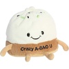 Aurora® Witty JUST Sayin’™ Crazy A-Bao U™ Stuffed Animal – Expressive Characters for Decorative Charm – Quirky Birthday Gifts for Kids and Adults – White 7.5 Inches