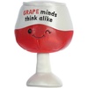 Aurora® Witty JUST Sayin’™ Grape Minds Think Alike™ Stuffed Animal – Expressive Characters – Quirky Gift Ideas – Red 10 Inches