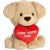 Aurora® Witty JUST Sayin’™ I Labr-Adore You™ Stuffed Animal – Expressive Characters for Decorative Charm – Quirky Birthday Gifts for Kids and Adults – Brown 7.5 Inches