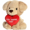 Aurora® Witty JUST Sayin’™ I Labr-Adore You™ Stuffed Animal – Expressive Characters for Decorative Charm – Quirky Birthday Gifts for Kids and Adults – Brown 7.5 Inches