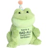 Aurora Witty JUST Sayin’ Toad-Ally Awesome Birthday Stuffed Animal – Expressive Characters – Quirky Gift Ideas – Green 10 Inches