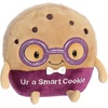 Aurora® Witty JUST Sayin’™ Ur A Smart Cookie™ Stuffed Animal – Expressive Characters for Decorative Charm – Quirky Birthday Gifts for Kids and Adults – Brown 8 Inches