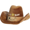 Aurora® Witty JUST Sayin’™ Yee Haw Cowboy Hat™ Stuffed Animal – Expressive Characters for Decorative Charm – Quirky Birthday Gifts for Kids and Adults – Brown 11 Inches