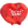 Aurora® Witty JUST Sayin’™ You’re A Gem Stuffed Animal – Expressive Characters for Decorative Charm – Quirky Birthday Gifts for Kids and Adults – Red 9.5 Inches