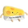 Aurora Witty JUST Sayin’ You’re Grate Stuffed Animal – Expressive Characters – Quirky Gift Ideas – Yellow 10 Inches