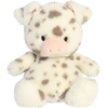 Aurora Adorable Dumplin’ Pig Stuffed Animal – Cozy Characters for Decorating Bedrooms – Perfect for Birthdays, Adults and Kids All Ages – Spotted 9.5 Inches