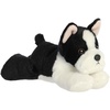 Aurora® Adorable Mini Flopsie™ Eva Boston Terrier™ Stuffed Animal – Mini Companions Ready for Playful Adventures – for Kids All Ages, Toddlers, Adults, and Families – Black 8 Inches