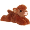 Aurora® Adorable Mini Flopsie™ Highland Cow Calf Stuffed Animal – Playful Ease – Timeless Companions – Brown 8 Inches