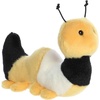 Aurora® Adorable Mini Flopsie™ Monarch Caterpillar Stuffed Animal – Mini Companions Ready for Playful Adventures – for Kids All Ages, Toddlers, Adults, and Families – Yellow 6.5 Inches