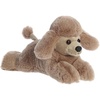 Aurora® Adorable Mini Flopsie™ Paysley Poodle Stuffed Animal – Playful Ease – Timeless Companions – Brown 8 Inches