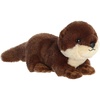 Aurora® Adorable Mini Flopsie™ River Otter Pup Stuffed Animal – Playful Ease – Timeless Companions – Brown 8 Inches