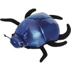 Aurora® Adorable Mini Flopsie™ Saqqara Scarab Beetle™ Stuffed Animal – Mini Companions Ready for Playful Adventures – for Kids All Ages, Toddlers, Adults, and Families – Blue 8 Inches