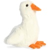 Aurora Adorable Mini Flopsie Waddles Goose Stuffed Animal – Mini Companions Ready for Playful Adventures – For Kids All Ages, Toddlers, Adults, and Families – White 7 Inches