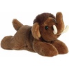 Aurora® Adorable Mini Flopsie™ Wynn Woolly Mammoth™ Stuffed Animal – Mini Companions Ready for Playful Adventures – for Kids All Ages, Toddlers, Adults, and Families – Brown 8 Inches
