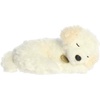Aurora® Adorable Miyoni® Tots Sleepy Poodle Pup Stuffed Animal – Lifelike Details Make a Cherished Companion – Perfect for Decorating Bedrooms or Classrooms – White 10 Inches