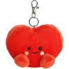Aurora® Adorable Palm Pals™ Amore Heart™ Clip-On – Fun Collectible Plush for Kids and Adult Collectors – Perfect for Decorating Rooms and Birthday Gifts – Red 4 Inches