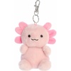 Aurora® Adorable Palm Pals™ Ax Axolotl™ Clip-On- Fun Collectible Plush for Kids and Adult Collectors – Perfect for Backpacks and Birthday Gifts – Pink 4 Inches