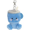 Aurora Adorable Palm Pals Cliff Travel Cup Clip-On – Fun Collectible Plush for Kids and Adult Collectors – Perfect for Decorating Rooms and Birthday Gifts – Blue 4 Inches