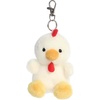 Aurora® Adorable Palm Pals™ Cooper Chicken™ Clip-On – Fun Collectible Plush for Kids and Adult Collectors – Perfect for Decorating Rooms and Birthday Gifts – White 4 Inches