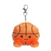 Aurora® Adorable Palm Pals™ Hoops Basketball™ Clip-On – Fun Collectible Plush For Kids and Adult Collectors – Perfect for Decorating Rooms and Birthday Gifts – Orange 4 Inches