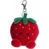 Aurora® Adorable Palm Pals™ Juicy Strawberry™ Clip-On- Fun Collectible Plush for Kids and Adult Collectors – Perfect for Backpacks and Birthday Gifts – Red 4 Inches