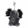 Aurora® Adorable Palm Pals™ Onyx Axolotl™ Clip-On – Fun Collectible Plush for Kids and Adult Collectors – Perfect for Decorating Rooms and Birthday Gifts – Black 4 Inches