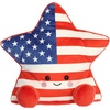 Aurora® Adorable Palm Pals™ Party Sized Americana Star Stuffed Animal – Fun Collectible Plush for Kids and Adult Collectors – Perfect for Decorating Rooms and Birthday Gifts – Multicolor 13 Inches