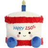 Aurora® Adorable Palm Pals™ Party Sized Limited Edition America B’Day Cake™ Stuffed Animal – Fun Characters Now in Bigger Sizes – Perfect for Decorating Rooms and Gifts – Multicolor 9.5 Inches