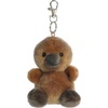 Aurora® Adorable Palm Pals™ Patty Platypus™ Clip-On – Fun Collectible Plush for Kids and Adult Collectors – Perfect for Decorating Rooms and Birthday Gifts – Brown 4.5 Inches