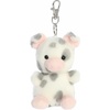 Aurora® Adorable Palm Pals™ Piggles Spotted Piglet™ Clip-On- Fun Collectible Plush for Kids and Adult Collectors – Perfect for Backpacks and Birthday Gifts – Gray 4 Inches