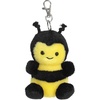 Aurora® Adorable Palm Pals™ Queeny Bee™ Clip-On – Fun Collectible Plush for Kids and Adult Collectors – Perfect for Decorating Rooms and Birthday Gifts – Yellow 4 Inches