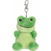 Aurora® Adorable Palm Pals™ Ribbits Frog™ Clip-On- Fun Collectible Plush for Kids and Adult Collectors – Perfect for Backpacks and Birthday Gifts – Green 4 Inches