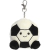 Aurora® Adorable Palm Pals™ Striker Soccerball™ Clip-On – Fun Collectible Plush for Kids and Adult Collectors – Perfect for Decorating Rooms and Birthday Gifts – White 4 Inches