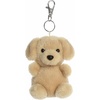 Aurora® Adorable Palm Pals™ Sunny Lab™ Clip-On- Fun Collectible Plush for Kids and Adult Collectors – Perfect for Backpacks and Birthday Gifts – Brown 4 Inches
